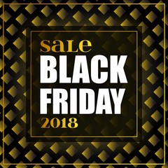 Black friday sale 2018 black red gold