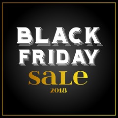 Black friday sale 2018 black red gold