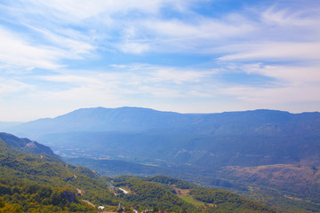 blue mountain landscape