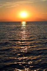 Fototapeta premium Greek sunset