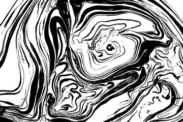 Vector black and white marble background.