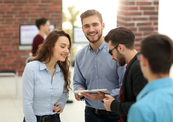 Young business people group have meeting at conference room and 