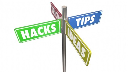 Tips Tricks Ideas Hacks 4 Way Signs Seamless Looping 3d Animation