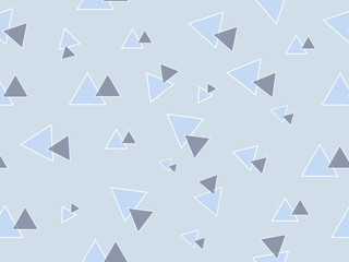 Triangles seamless pattern vector illustration