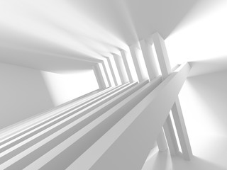 Fototapeta premium Abstract Modern White Architecture Background