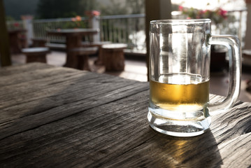 beer on table