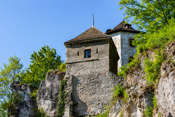 Fototapeta na wymiar the castle in Ojców near Krakow