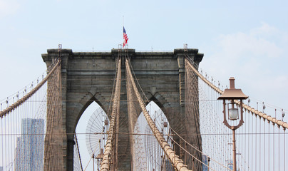 BrooBrooklyn Bridge in New York, United States of America (August, 2018)