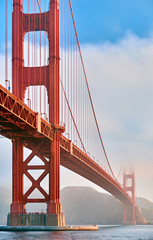 Golden Gate Bridge at morning, San Francisco, California