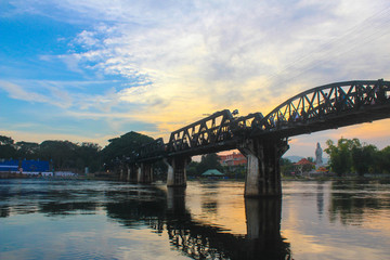 Naklejka premium Kham River River Kwai Bridge Kanchanaburi.