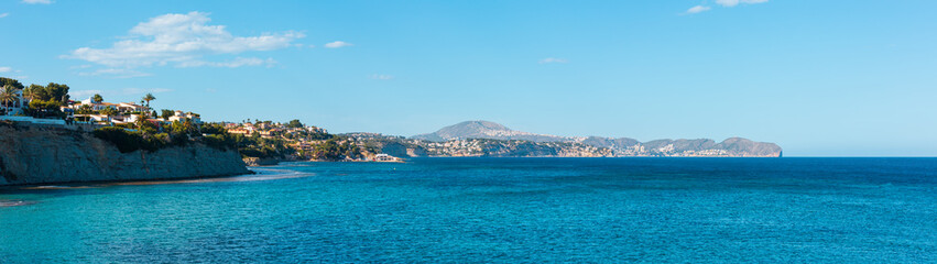 Calp summer coast, Spain.