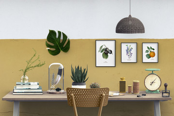 botanical studio - workspace - indoor plants