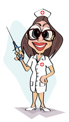 infirmiere lunette