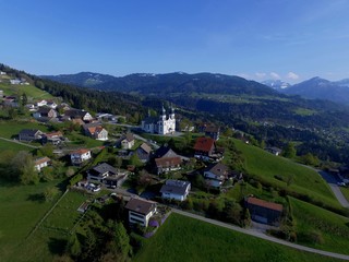 Fototapeta na wymiar Village #bildstein #spring #austria #östereich