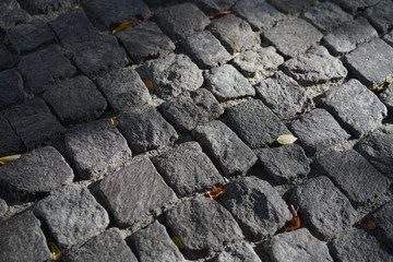 Beautiful stone floor reflecting the sunlight