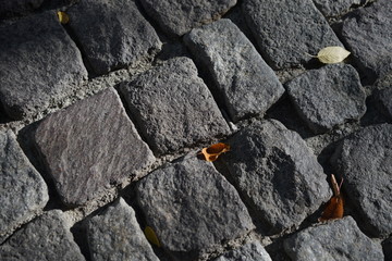 Beautiful stone floor reflecting the sunlight