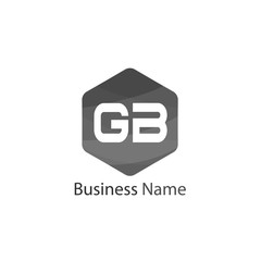 Initial Letter GB Logo Template Design