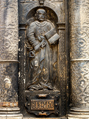 Monument of religious art in the old cemetery