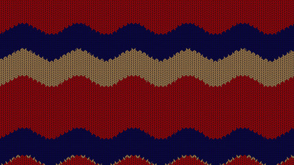 Background with a knitted texture, imitation of wool. Multicolored diverse lines.