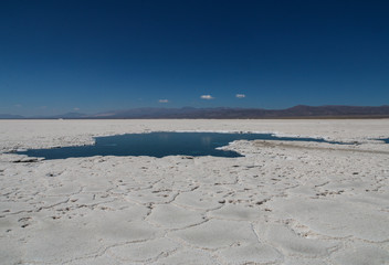 lagune désert de sel