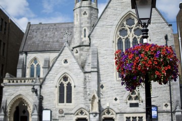 Fototapeta na wymiar Dublin church