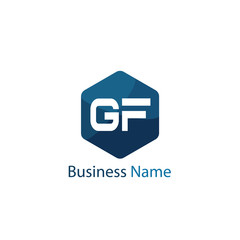 Obraz premium Initial Letter GF Logo Template Design
