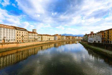 Pisa day view, Tuscany, Italy