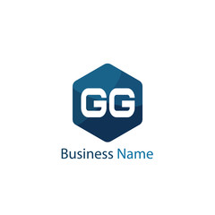 Initial Letter GG Logo Template Design