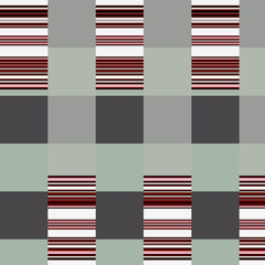Fototapeta premium Modern illustration for cloth design. Abstract design gray background. Patchwork pattern.
