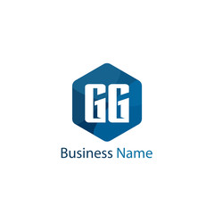 Initial Letter GG Logo Template Design