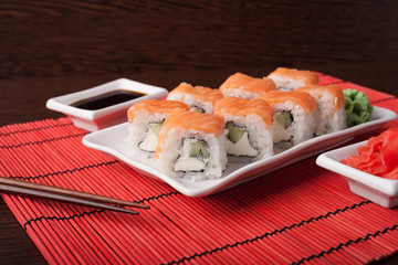 Japanese sushi traditional japanese food