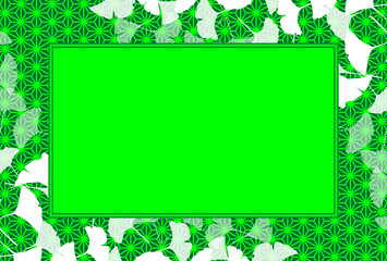 #Background #wallpaper #Vector #Illustration #design #Image #Japan #china #Asia #free_size #背景 #壁紙 #ベクター #イラスト #無料 #無料素材 #バックグラウンド #フリー素材 #和風素材 #日本 和風背景素材,写真枠,秋,銀杏の葉,タイトルスペース,落れ葉,枯ち葉,紅葉,伝統模様,イチョウ,和紙