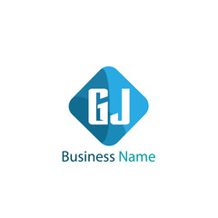 Initial Letter GJ Logo Template Design