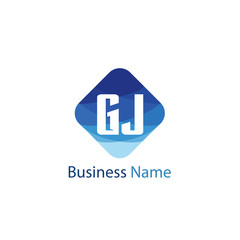 Initial Letter GJ Logo Template Design