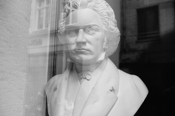 Beethoven Büste - obrazy, fototapety, plakaty