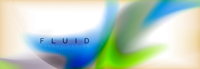 Abstract background holographic liquid colors design