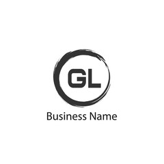 Obraz premium Initial Letter GL Logo Template Design