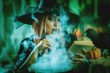 Witch Is Cooking Magic Potion
