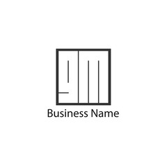 Initial Letter GM Logo Template Design