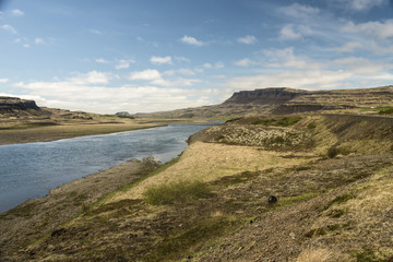 Fototapeta na wymiar Landscape in Western Iceland