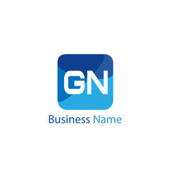 Obraz premium Initial Letter GN Logo Template Design