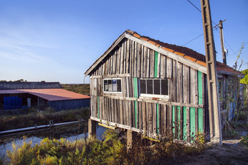 Fototapeta na wymiar Fischerhütte