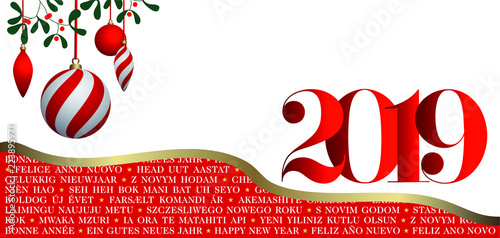 Carte De Vœux 2019 Souhaiter Une Bonne Année En Plusieurs