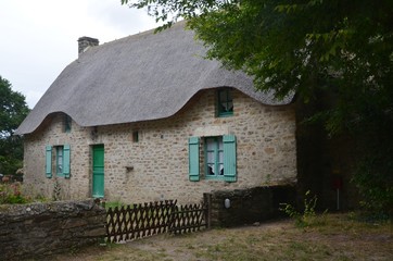 Fototapeta na wymiar Village de Kerhinet (Loire-Atlantique)
