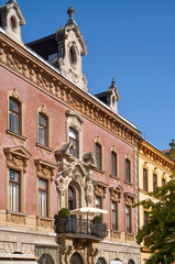Fototapeta premium Altstadthaus Baden bei Wien