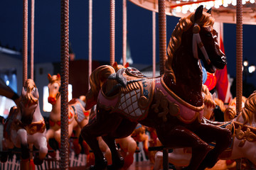 carousel with horses © Евгения Корнеева
