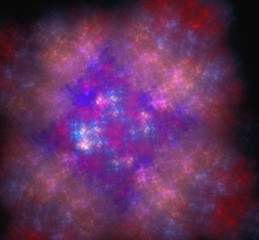 Purple blue pink texture.Fantasy fractal texture. Digital art. 3D rendering. Computer generated image.