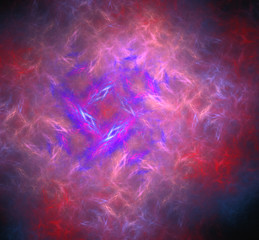 Fototapeta na wymiar Purple blue pink texture.Fantasy fractal texture. Digital art. 3D rendering. Computer generated image.