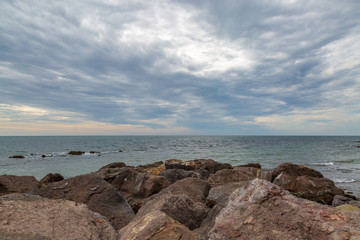 Fototapeta na wymiar Isle of WIght Coastal Landscape
