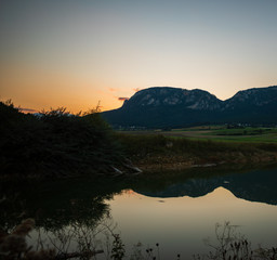 Sonnenuntergang Hohe Wand